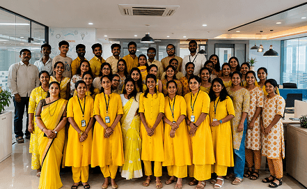 Office team portrait